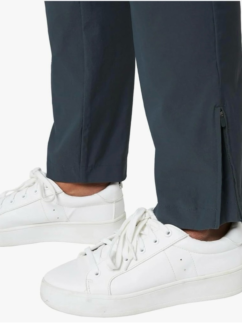 MODERN AMBITION Elastic-Waist Track Joggers - Charcoal - Picture 5 of 5